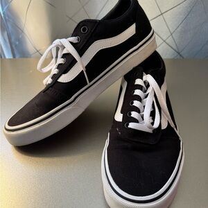 Vans Black and White Classic Skate Sneakers